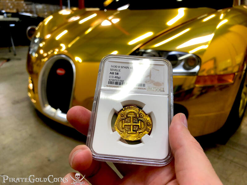 Spain 4 Escudos 1630 "Dated" NGC 58
