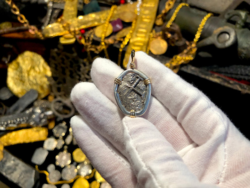 Peru 1 Real 1734 "Princess Louisa 1743 Shipwreck" Treasure Jewelry 4