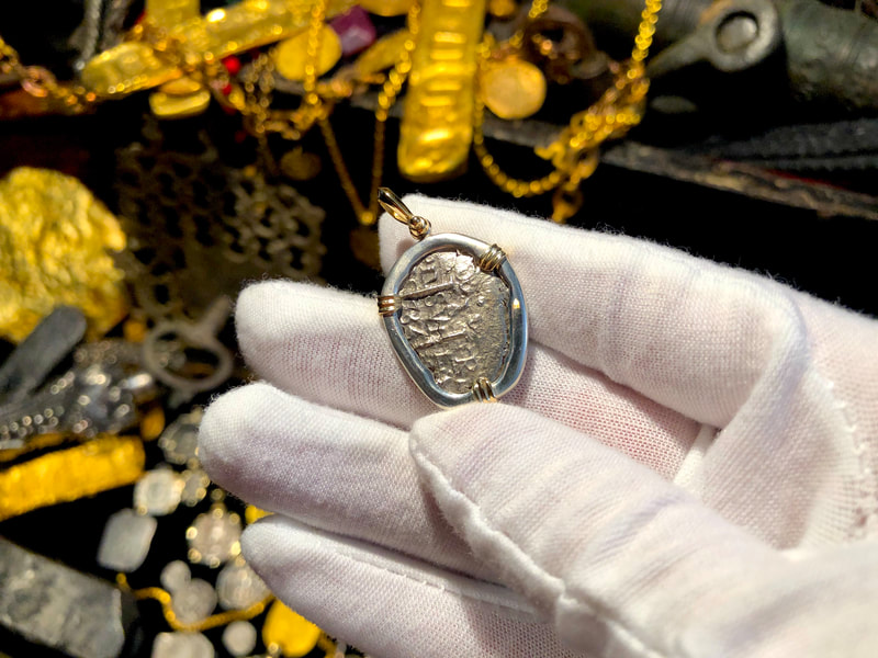 Peru 1 Real 1734 "Princess Louisa 1743 Shipwreck" Treasure Jewelry 6