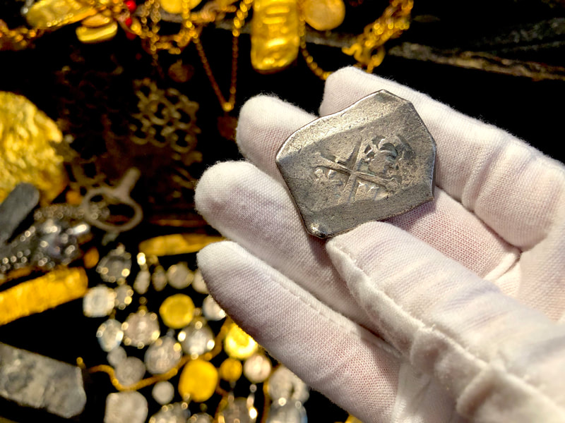 Mexico 8 Reales 1714 "from Fleet Shipwreck" with Fisher Tags 3