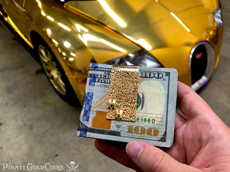 Hugh Hefner Personal Money Clip Solid Gold Play Boy Treasures