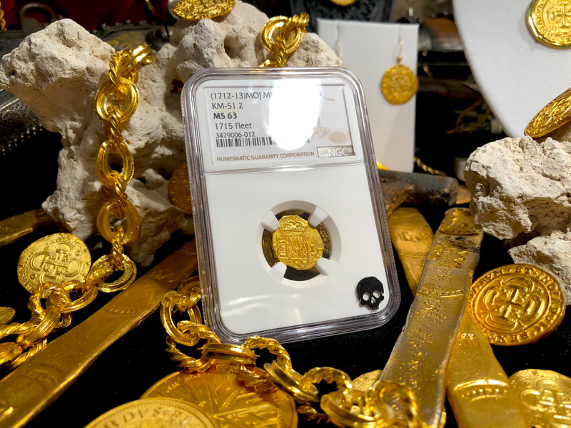 Mexico 1 Escudo 1712-13 "1715 Fleet Shipwreck" NGC 63 3