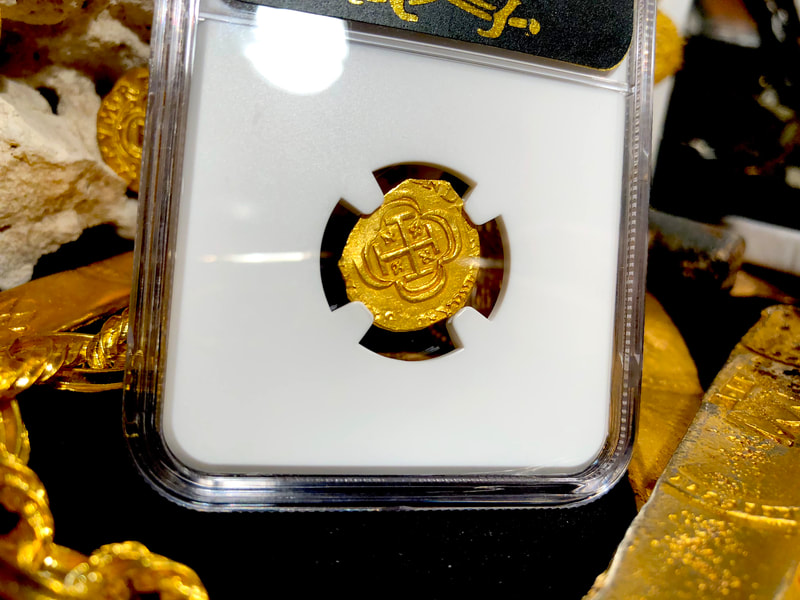 Mexico 1 Escudo 1712-13 "1715 Fleet Shipwreck" NGC 63 8