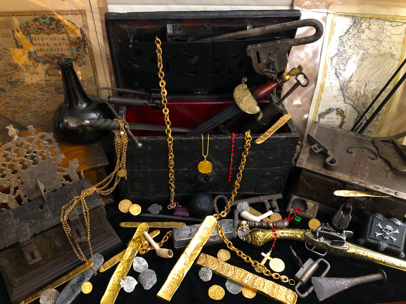 Armada Treasure Chest Dated 1628 Nuremberg Pirate Gold Coins 2