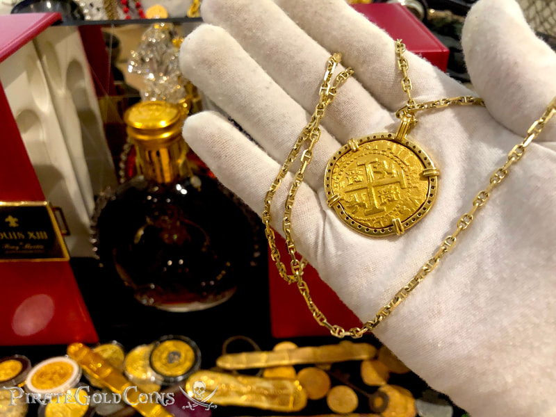 Peru 8 Escudos 1711 from the Fleet Shipwreck with Diamond Gold Bezel! 25