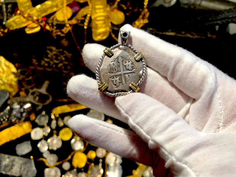 Mexico 4 Reales ND "From 1715 Fleet Shipwreck" Shipwreck Jewelry 2