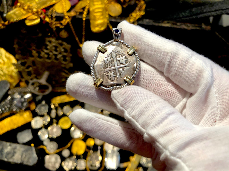 Mexico 4 Reales ND "From 1715 Fleet Shipwreck" Shipwreck Jewelry 3
