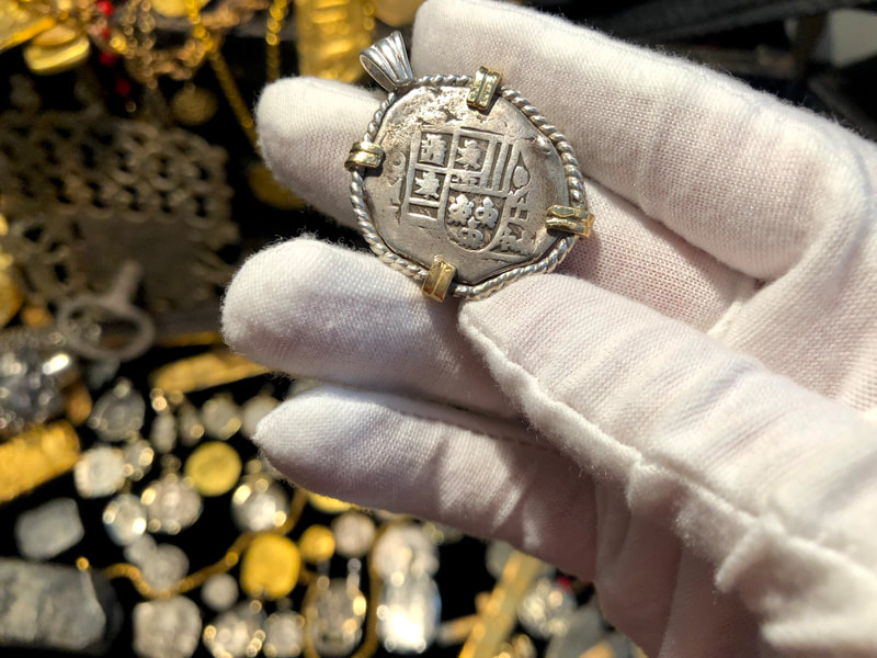 Mexico 4 Reales ND "From 1715 Fleet Shipwreck" Shipwreck Jewelry 5