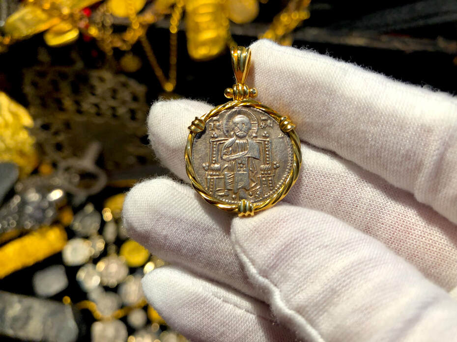 Italy "Jesus Christ" 1229-1249AD Twisted Bezel 18kt Gold