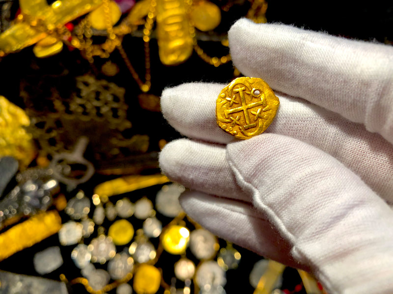 Peru 1 Escudo 1736 Pirate Gold Coins Treasure Jewelry 8