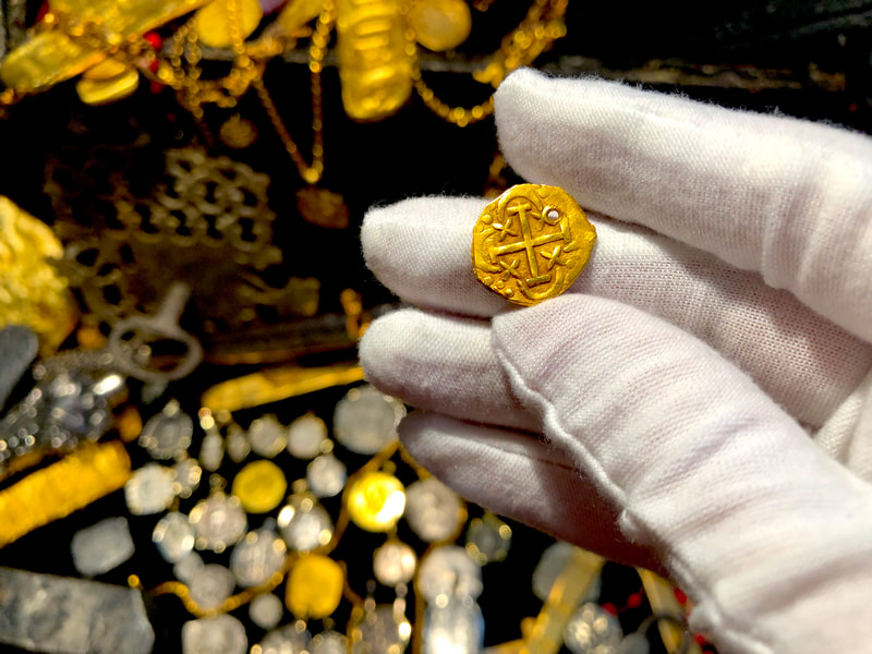 Peru 1 Escudo 1736 Pirate Gold Coins Treasure Jewelry 10