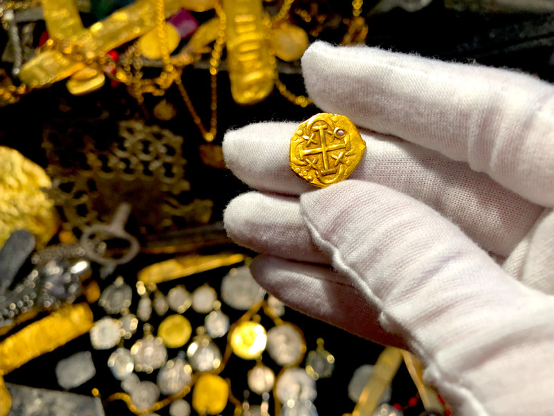 Peru 1 Escudo 1736 Pirate Gold Coins Treasure Jewelry 12