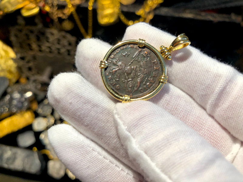 Roman Empire 337-361AD "Constantine II" Ancient Pendant 7