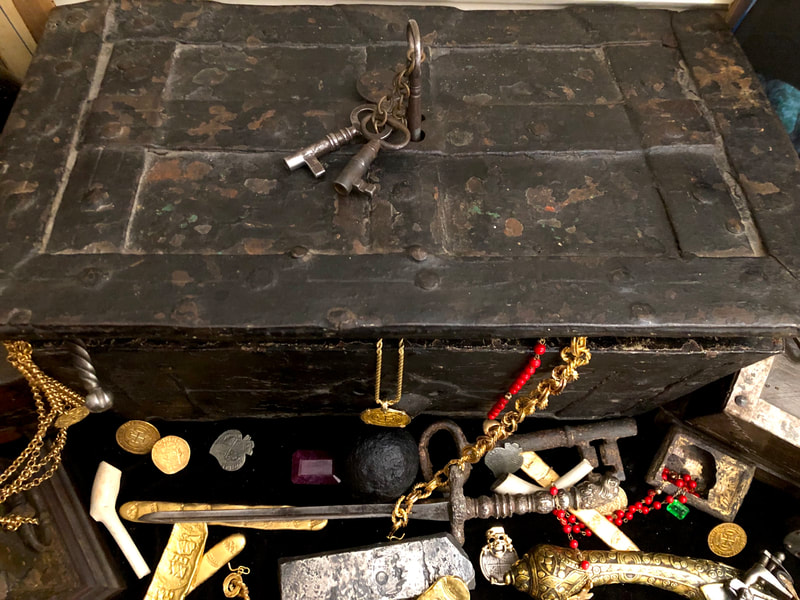 Armada Treasure Chest Dated 1628 Nuremberg Pirate Gold Coins 3