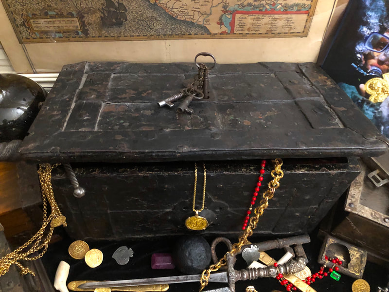 Armada Treasure Chest Dated 1628 Nuremberg Pirate Gold Coins 4