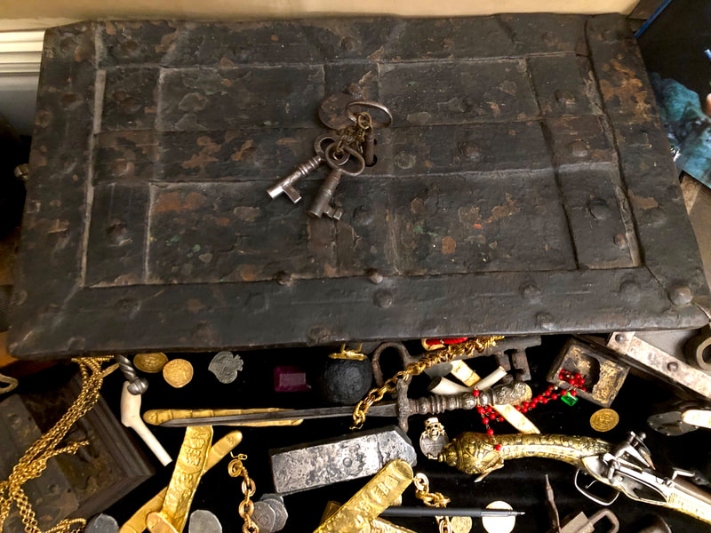 Armada Treasure Chest Dated 1628 Nuremberg Pirate Gold Coins 5