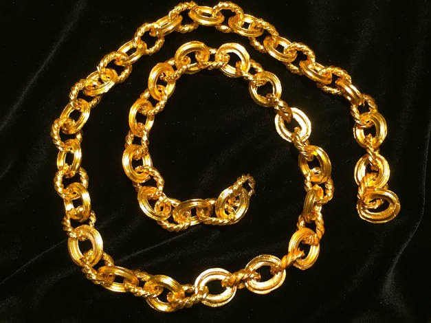 Money Chain 22kt Gold Electroplated  "Atocha Museum Quality" Money Chain Gold Electroplated "Atocha Museum Quality" Shipwreck Treasure Jewelry Coin