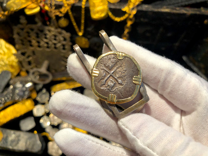 Mexico 4 Reales "Maravillas 1656 Shipwreck" Money Clip 3