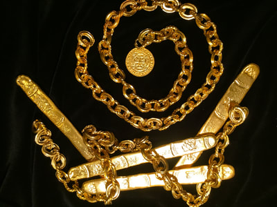 Money Chain 22kt Gold Electroplated  "Atocha Museum Quality" Money Chain Gold Electroplated "Atocha Museum Quality" Shipwreck Treasure Jewelry Coin 6