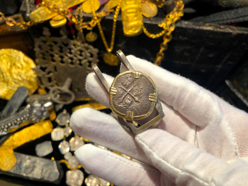 Mexico 4 Reales "Maravillas 1656 Shipwreck" Money Clip 4