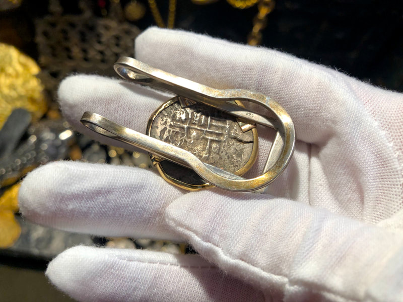 Mexico 4 Reales "Maravillas 1656 Shipwreck" Money Clip 6