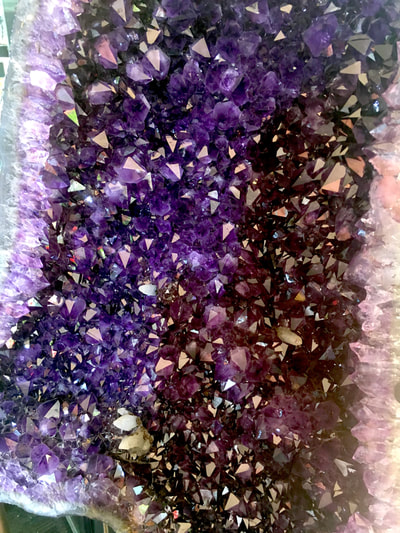 Pirate Gold Coins: Treasures of the Earth - "Angel Wings" Amethyst Geode 2