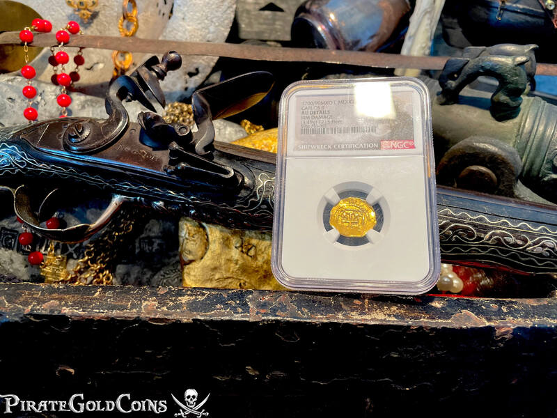 Mexico 1 Escudo 1700/1699 "1715 Fleet Shipwreck" NGC AU Dets 10