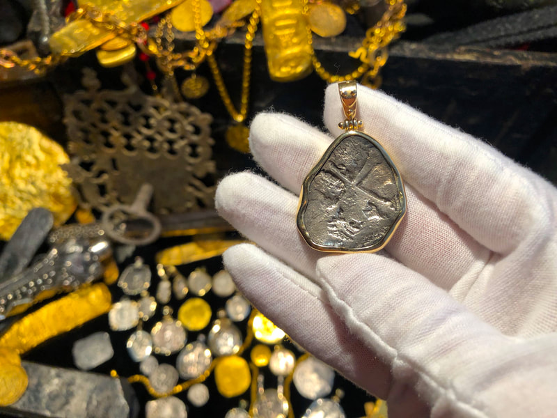 Mexico 4 Reales 1656 Pendant 2