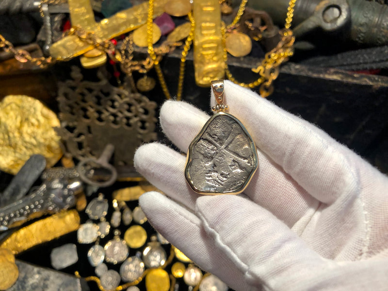 Mexico 4 Reales 1656 Pendant 5