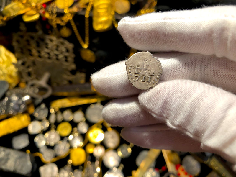 Peru 1/2 Real "Dated" 1711 RAW Pirate Gold Coins Treasure 2