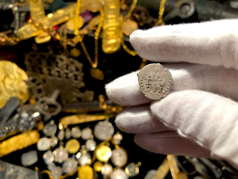 Peru 1/2 Real "Dated" 1711 RAW Pirate Gold Coins Treasure 4