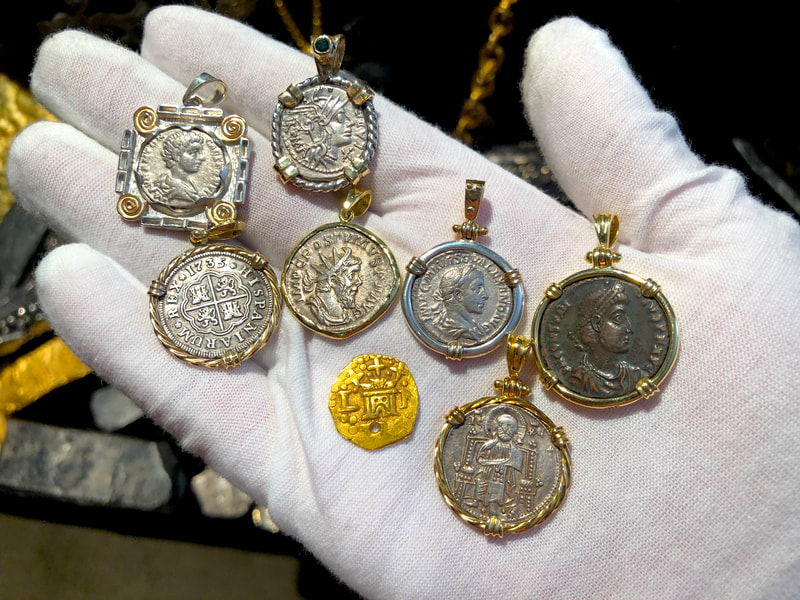 Roman Empire "Postumus" 262/265AD 18kt Gold Bezel 11