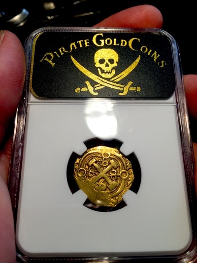 Colombia  1722 - 32 "Only 2 Known - Tied Finest"  NGC 45 8