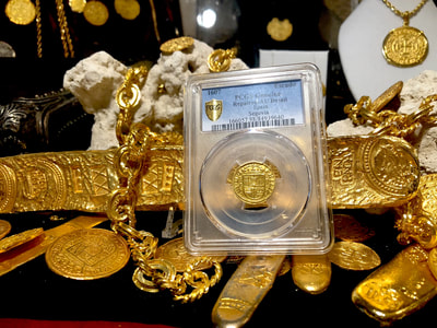 Spain 1 Escudo 1607 "2 Year Coin Type" NGC AU Details Pirate Gold Coins 5