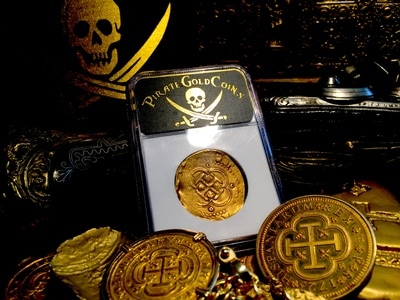 Spain  4 Escudos  1556-98  "Largest Denom for Philip II"  NGC 25 5