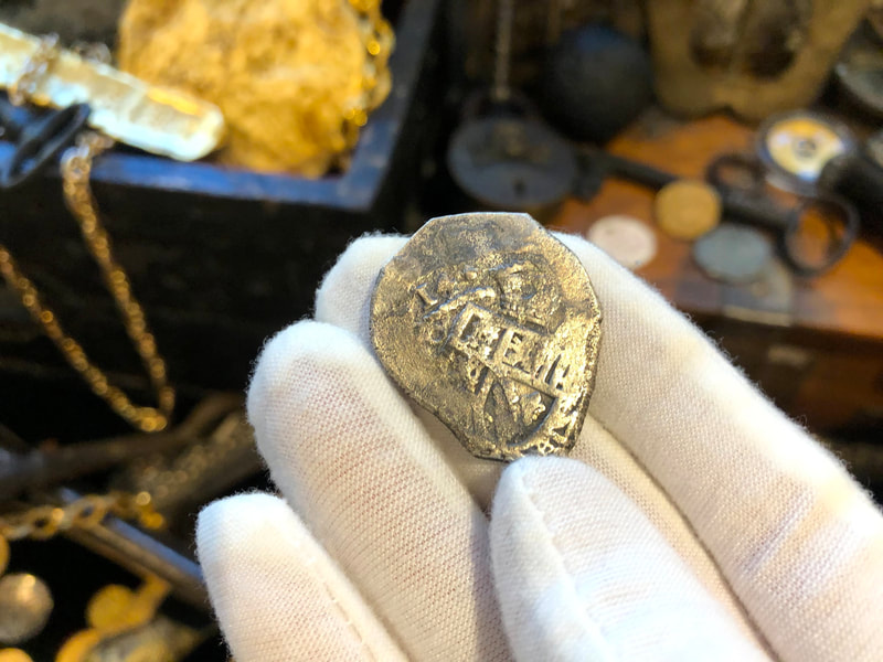 Mexico 8 Reales 1714 "Dated" RAW from 1715 Fleet Shipwreck 3