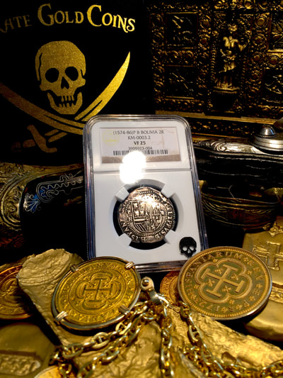 Bolivia  2 Reales  1574-86  "First Year Issue for Mint!"  NGC 25 3