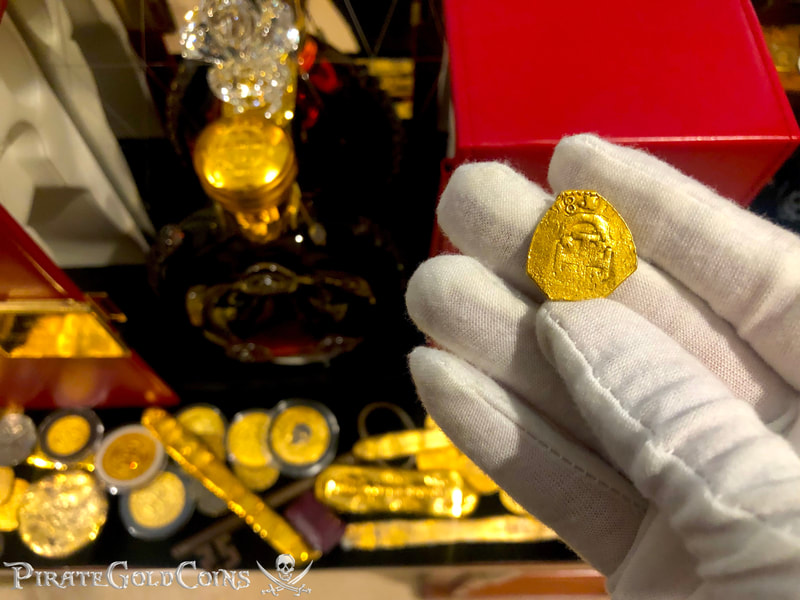 Spain 2 Escudos 1618 "Dated" RAW Pirate Gold Coins 8