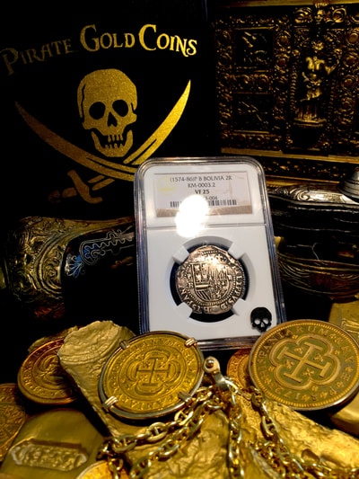 Bolivia  2 Reales  1574-86  "First Year Issue for Mint!"  NGC 25 10