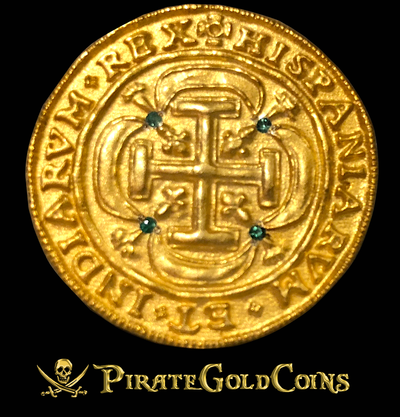 Replica  Mexico  Royal  (mini)  with real Sapphires 1715  Gold Electroplated 22kt 3