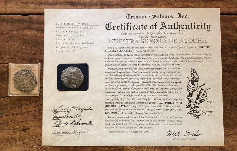 Peru 8 Reales ND "Atocha 1622 Shipwreck" Very Rare 2