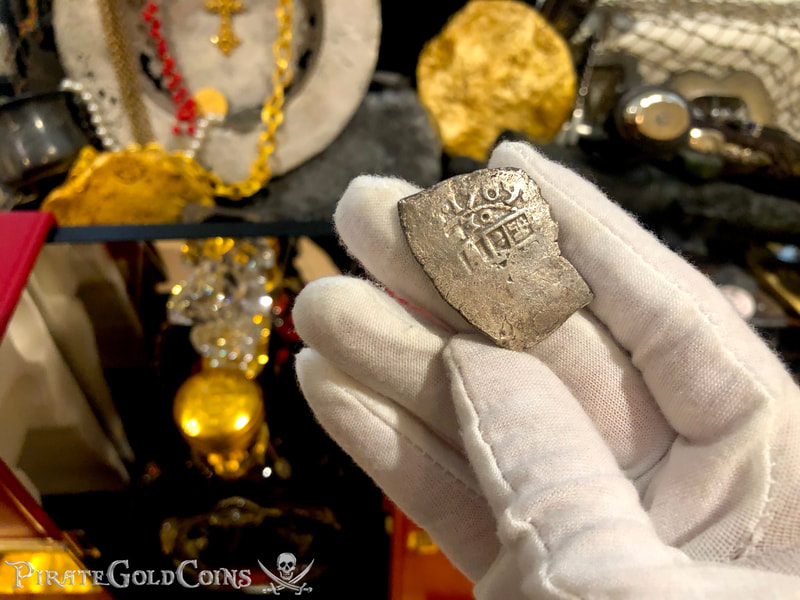 Mexico 4 Reales 1709 "Dated" from the 1715 Fleet Shipwreck Coin 4