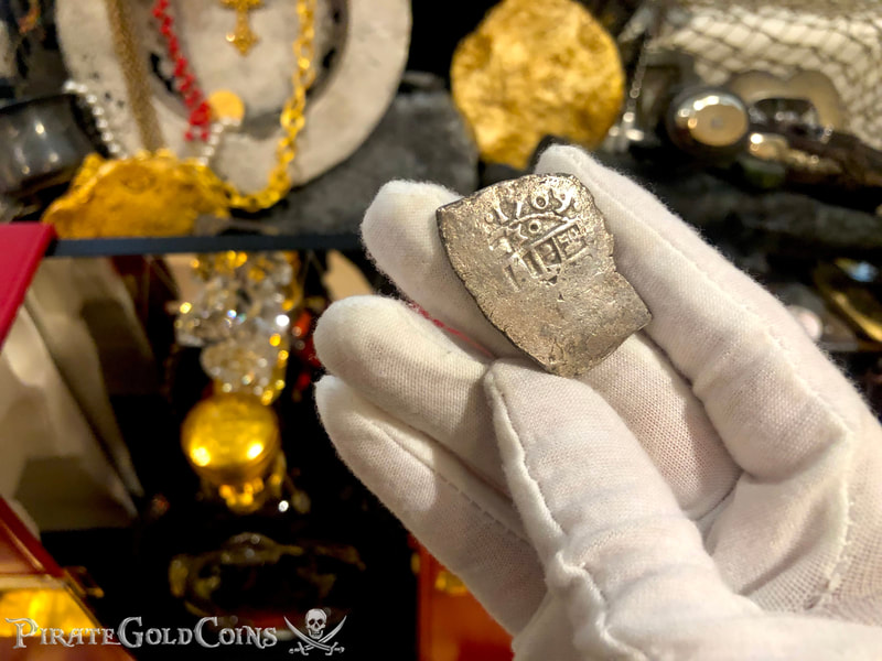 Mexico 4 Reales 1709 "Dated" from the 1715 Fleet Shipwreck Coin 5
