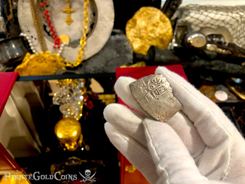 Mexico 4 Reales 1709 "Dated" from the 1715 Fleet Shipwreck Coin 7