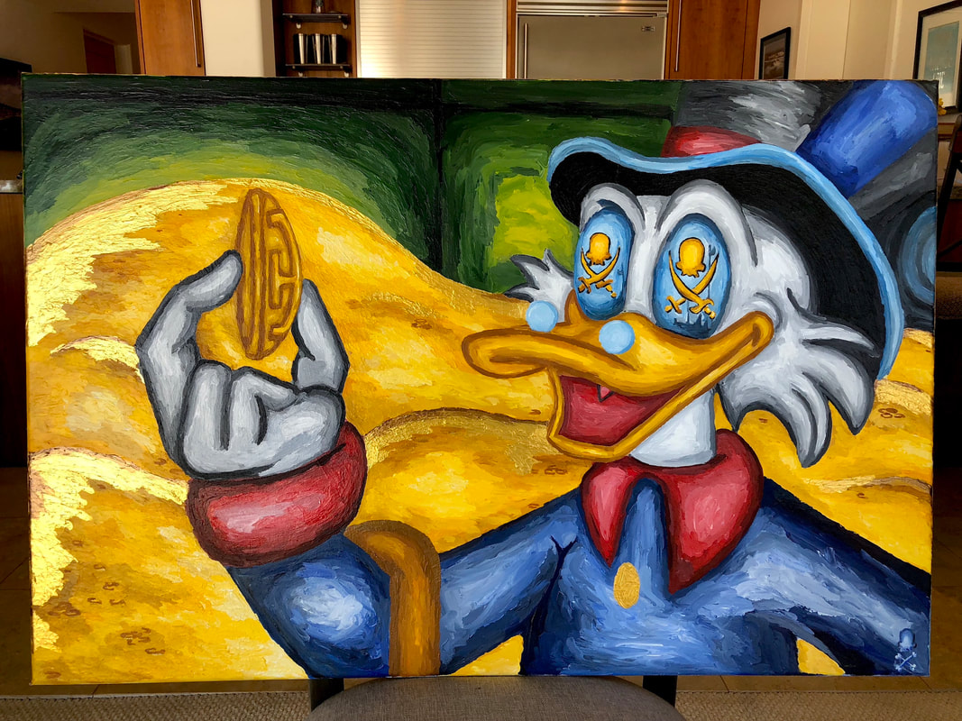 Treasure Paintings by JR Bissell "Scrooge McDuck" | JR Bissell