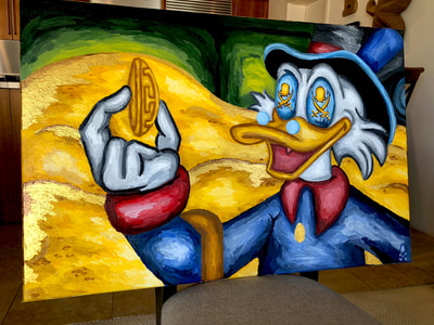 Treasure Paintings by JR Bissell "Scrooge McDuck" | JR Bissell 7