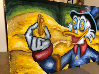 Treasure Paintings by JR Bissell "Scrooge McDuck" | JR Bissell 14