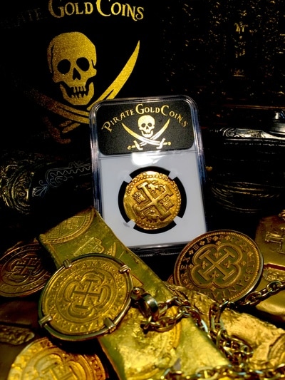 Pirate Gold Coins Treasures of the Earth - Amethyst Table 4