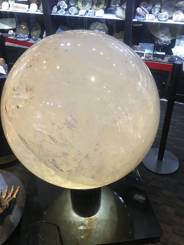 Pirate Gold Coins: Treasures of the Earth - Quartz Crystal Globe