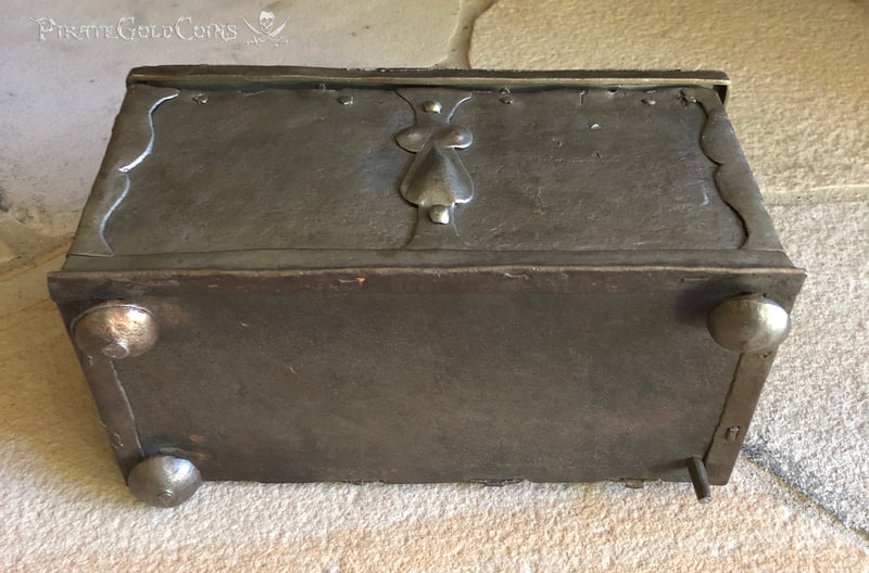 Silver Nuremberg Treasure Chest 1600's Steel Armada Box 5